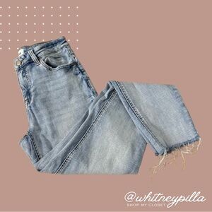 Pistola Scissor high waisted skinny jean, Light Blue distressed women’s size 27